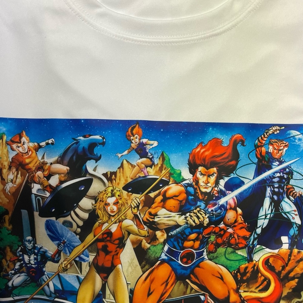 Dtf Printed Custom Made Thunder Cats Shirt.